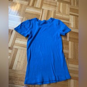 Brandy Melville Blue Short Sleeve Tee